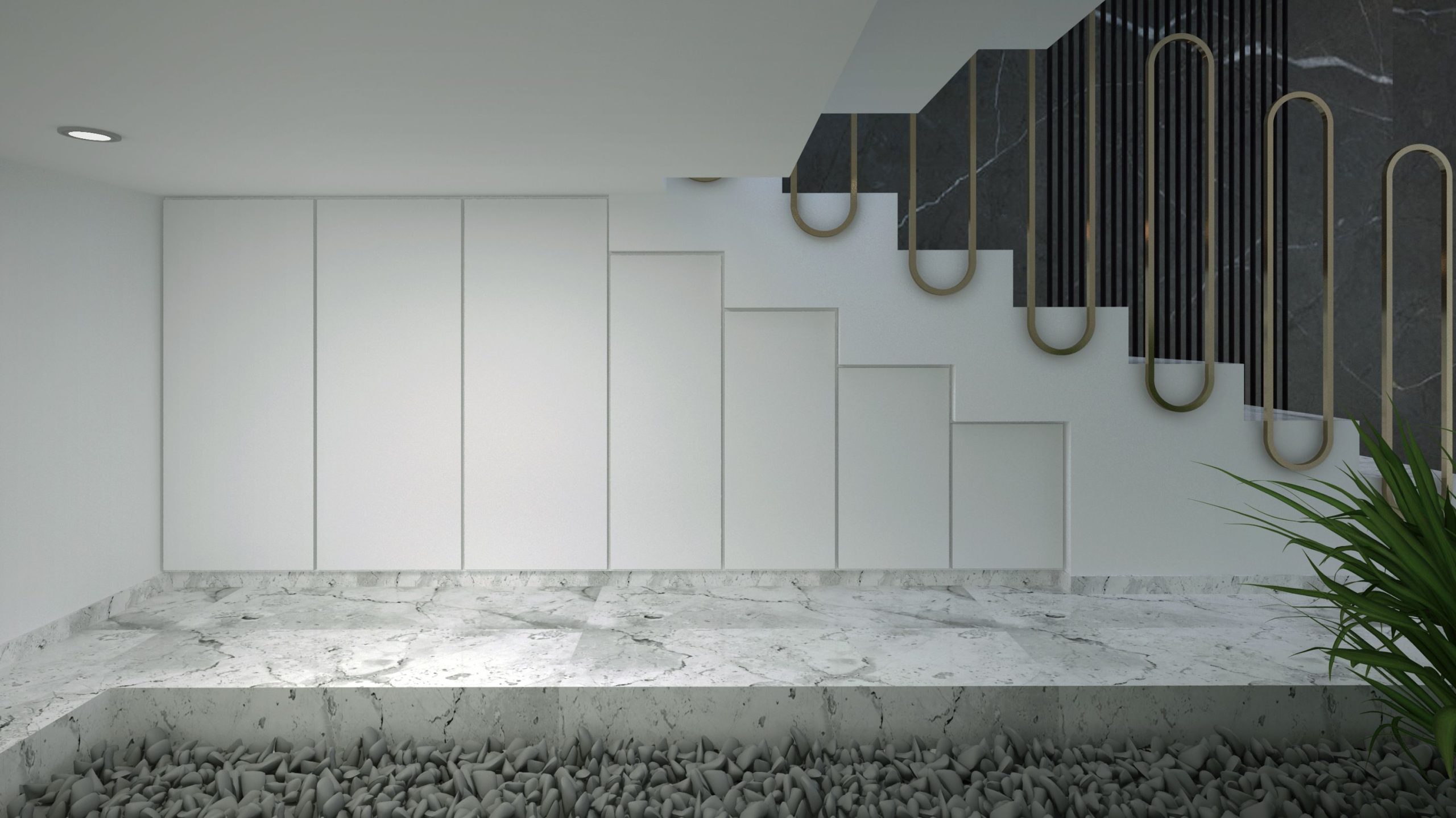 Natural light revealing architectural surfaces